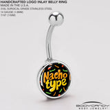 Nacho Type Belly Ring by Onyx O - BodyCandy - Flyclothing LLC