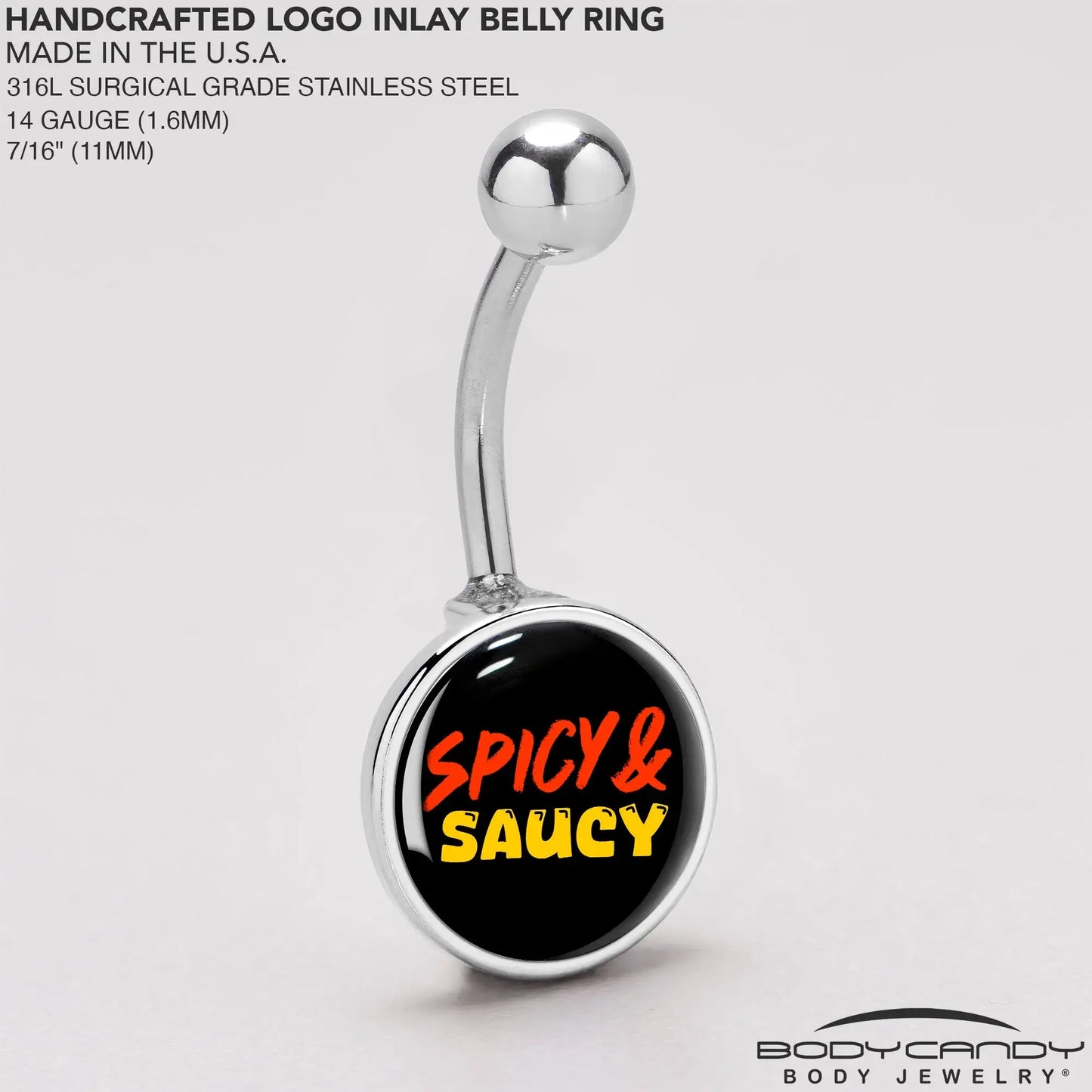 Spicy and Saucy Belly Ring by Onyx O - BodyCandy - Flyclothing LLC
