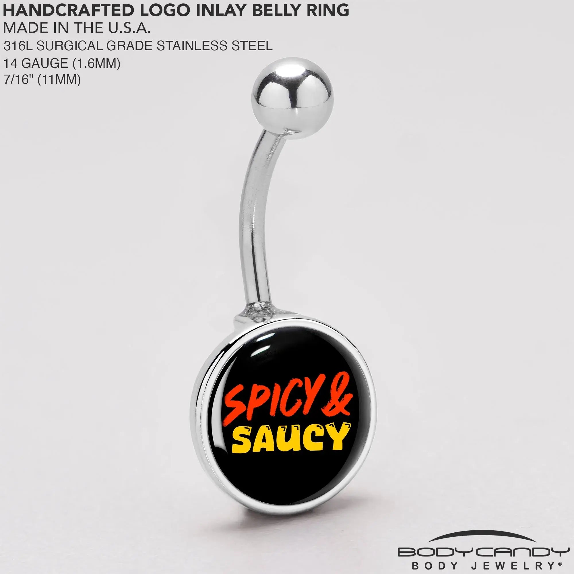 Spicy and Saucy Belly Ring by Onyx O - BodyCandy - Flyclothing LLC