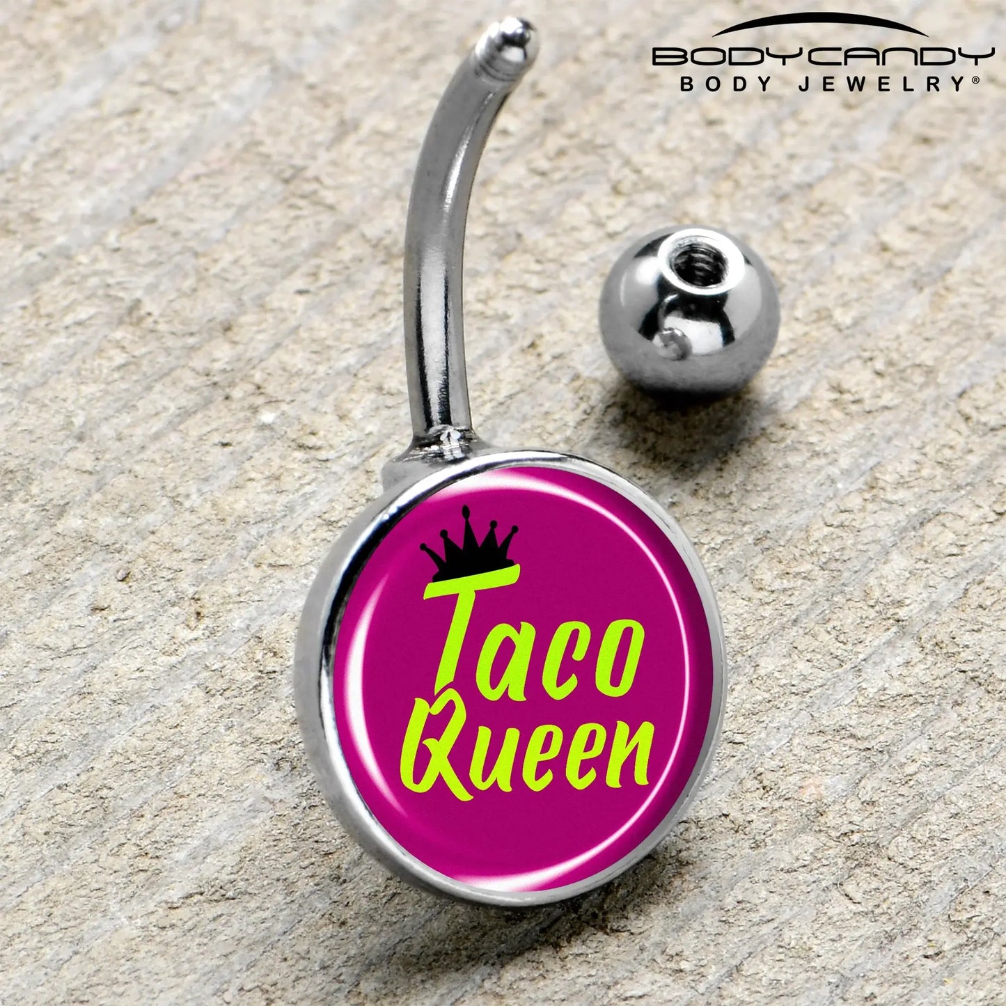 Taco Queen Belly Ring by Onyx O - BodyCandy - Flyclothing LLC