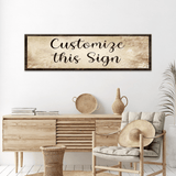 Custom Rustic Canvas Sign - Tailored Canvases - Flyclothing LLC
