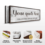 Custom Quote Sign - Tailored Canvases - Flyclothing LLC