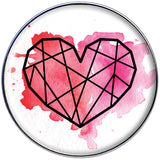 16G 1/4 Watercolor Geometric Heart Tragus Cartilage Earring - BodyCandy - Flyclothing LLC