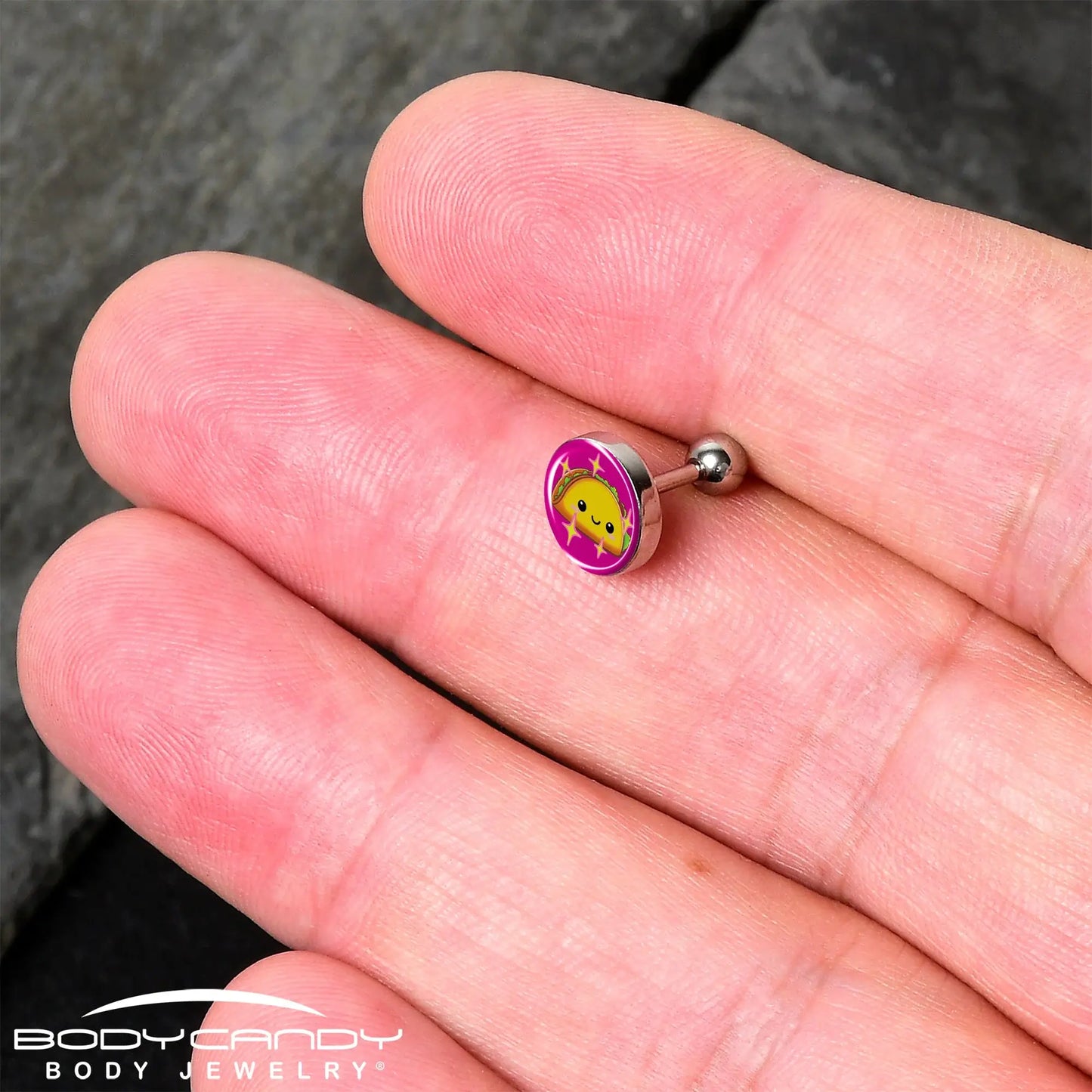 Mexican Fiesta Cute Taco Tragus Cartilage Earring by Onyx O - BodyCandy - Flyclothing LLC