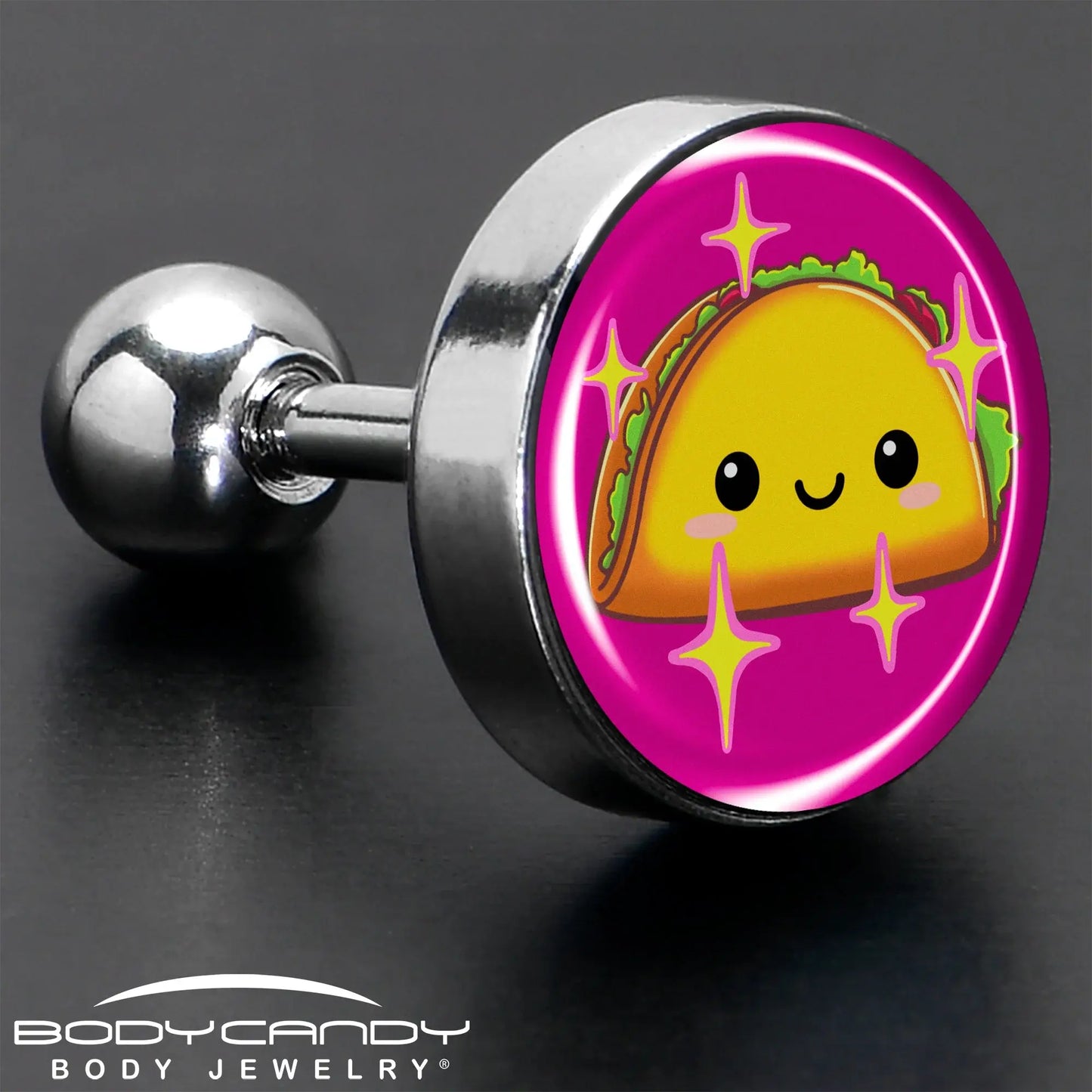 Mexican Fiesta Cute Taco Tragus Cartilage Earring by Onyx O - BodyCandy - Flyclothing LLC