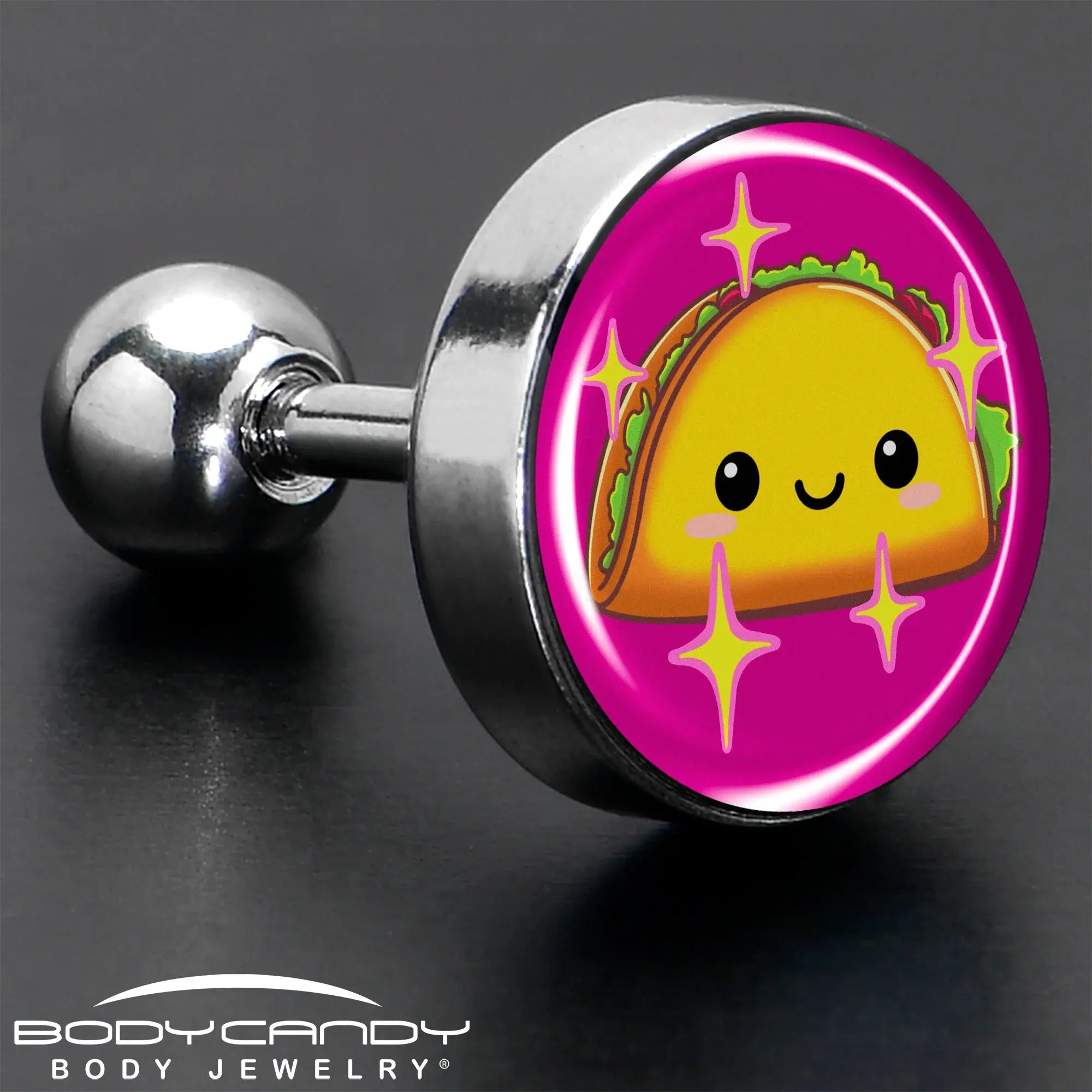 Mexican Fiesta Cute Taco Tragus Cartilage Earring by Onyx O - BodyCandy - Flyclothing LLC
