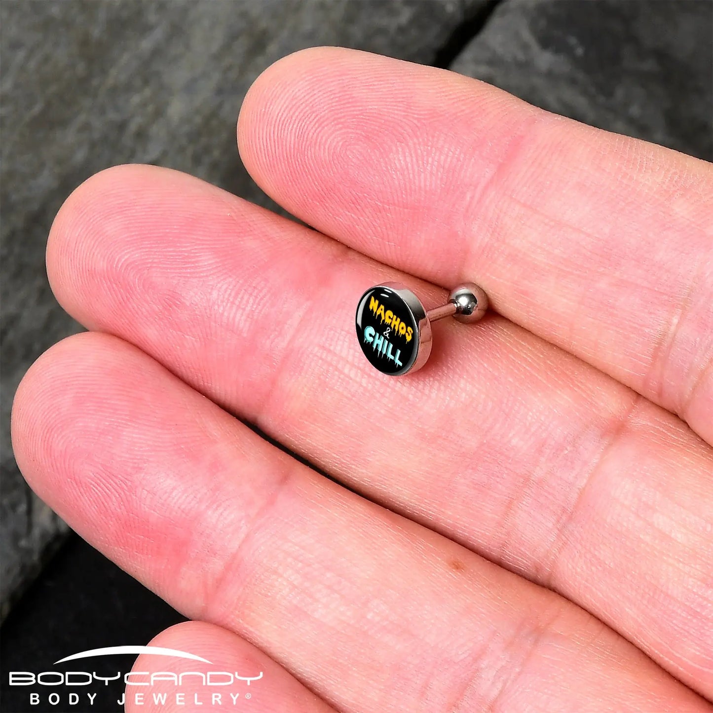 Nachos and Chill Tragus Cartilage Earring by Onyx O - BodyCandy - Flyclothing LLC