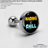Nachos and Chill Tragus Cartilage Earring by Onyx O - BodyCandy - Flyclothing LLC