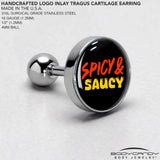 Spicy and Saucy Tragus Cartilage Earring by Onyx O - BodyCandy - Flyclothing LLC
