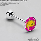 Mexican Fiesta Cute Taco Barbell Tongue Ring by Onyx O - BodyCandy - Flyclothing LLC