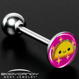 Mexican Fiesta Cute Taco Barbell Tongue Ring by Onyx O - BodyCandy - Flyclothing LLC