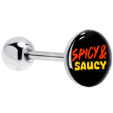 Spicy and Saucy Barbell Tongue Ring by Onyx O - BodyCandy - Flyclothing LLC