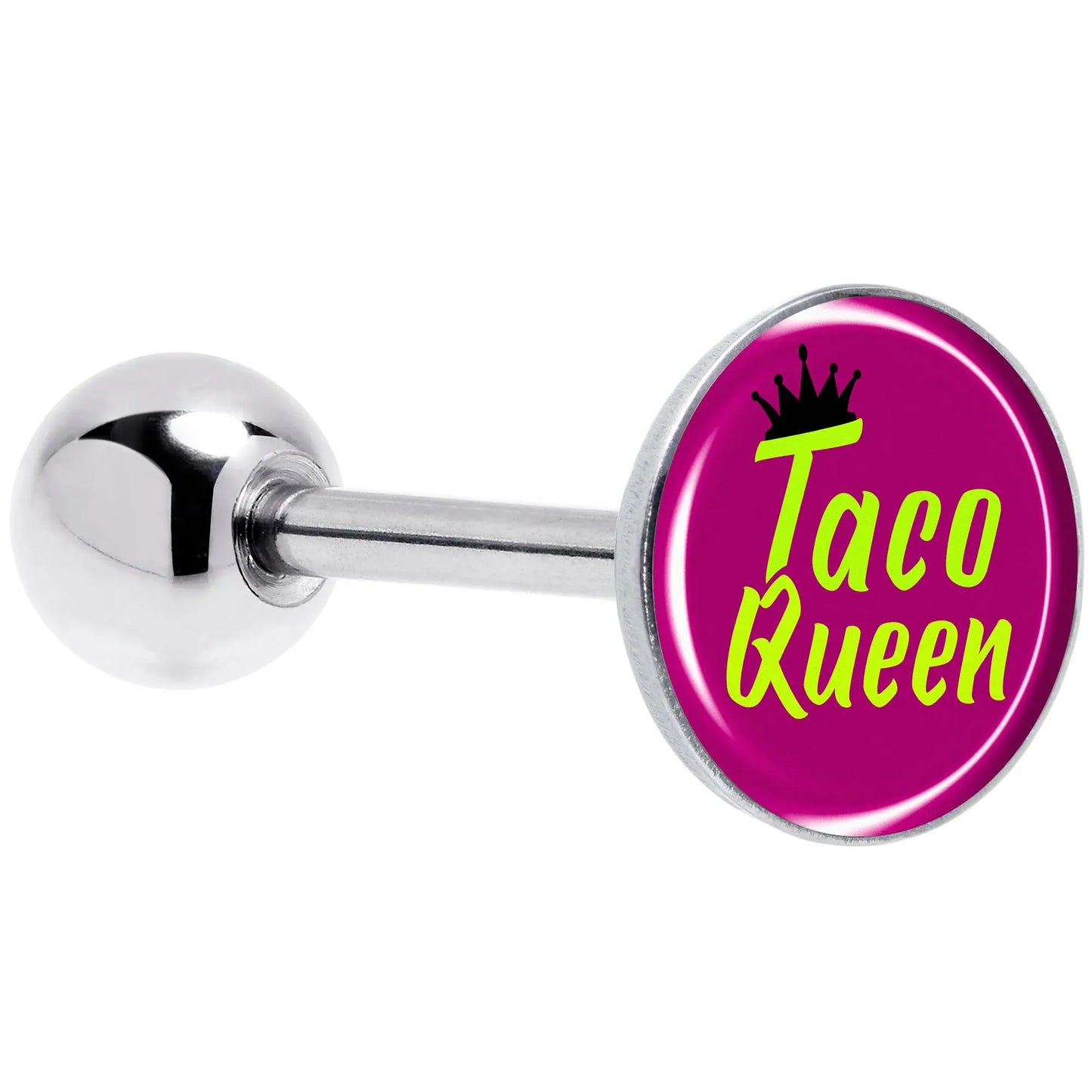 Taco Queen Barbell Tongue Ring by Onyx O - BodyCandy - Flyclothing LLC
