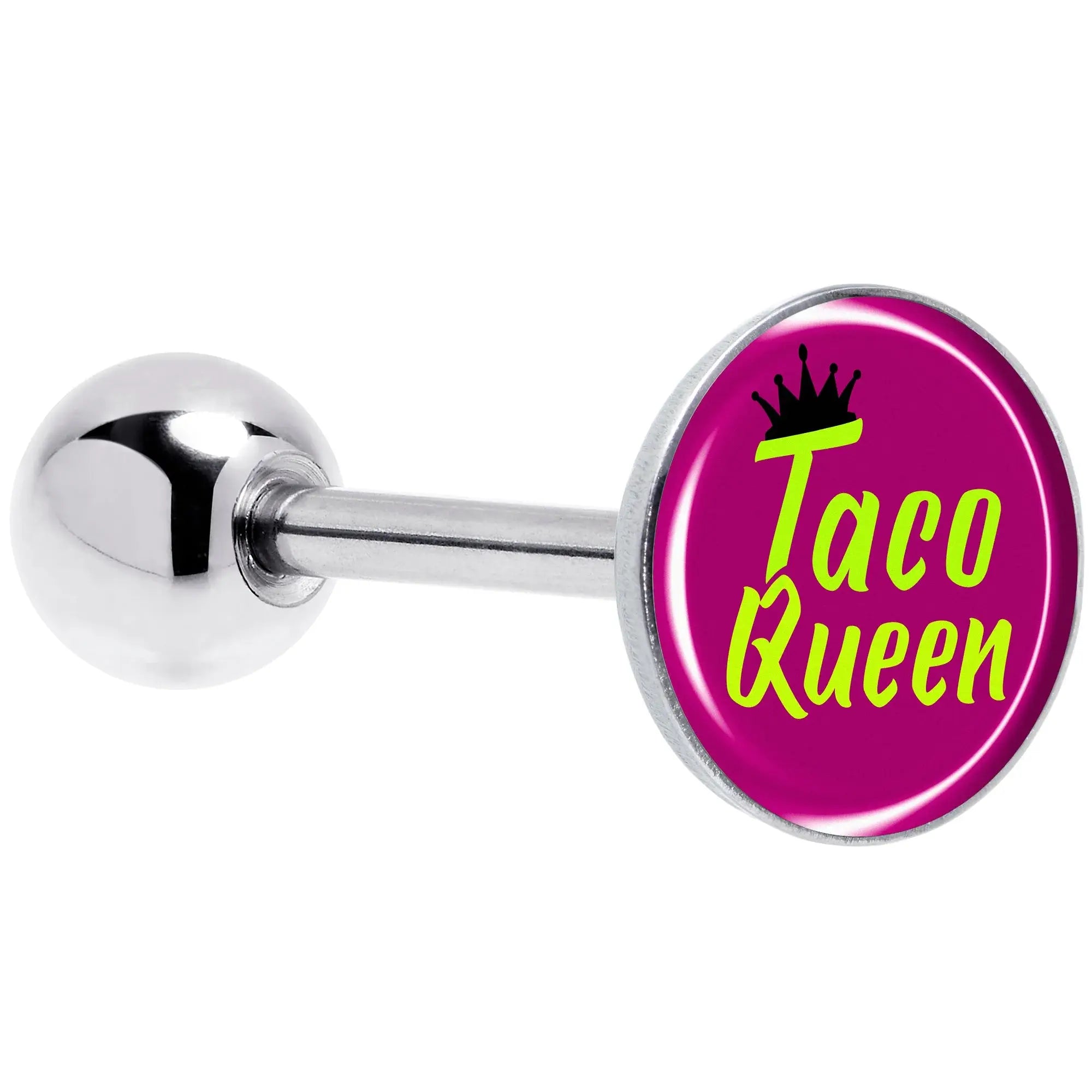 Taco Queen Barbell Tongue Ring by Onyx O - BodyCandy - Flyclothing LLC