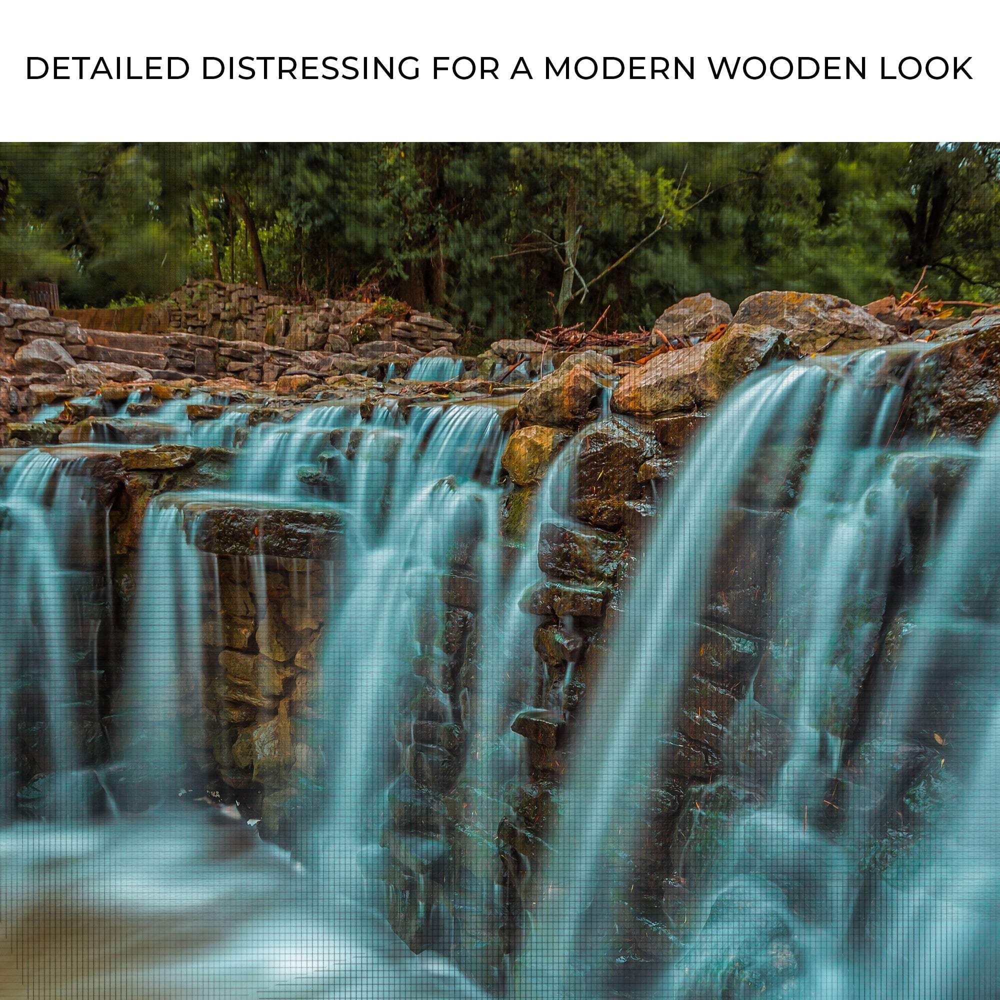Cascading Waterfall Canvas Wall Art - Tailored Canvases - Flyclothing LLC