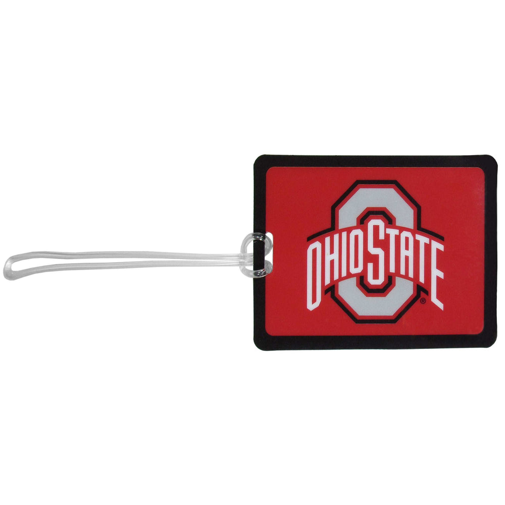 Ohio St. Buckeyes Vinyl Luggage Tag - Ohio State Buckeyes - Flyclothing LLC