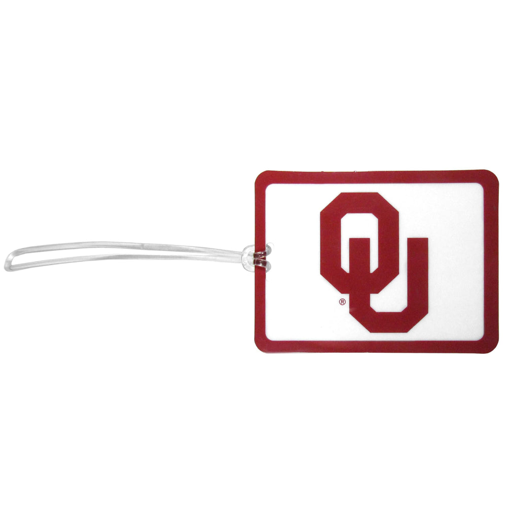 Oklahoma Sooners Vinyl Luggage Tag - Oklahoma Sooners - Flyclothing LLC