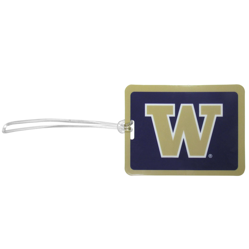 Washington Huskies Vinyl Luggage Tag - Washington Huskies - Flyclothing LLC