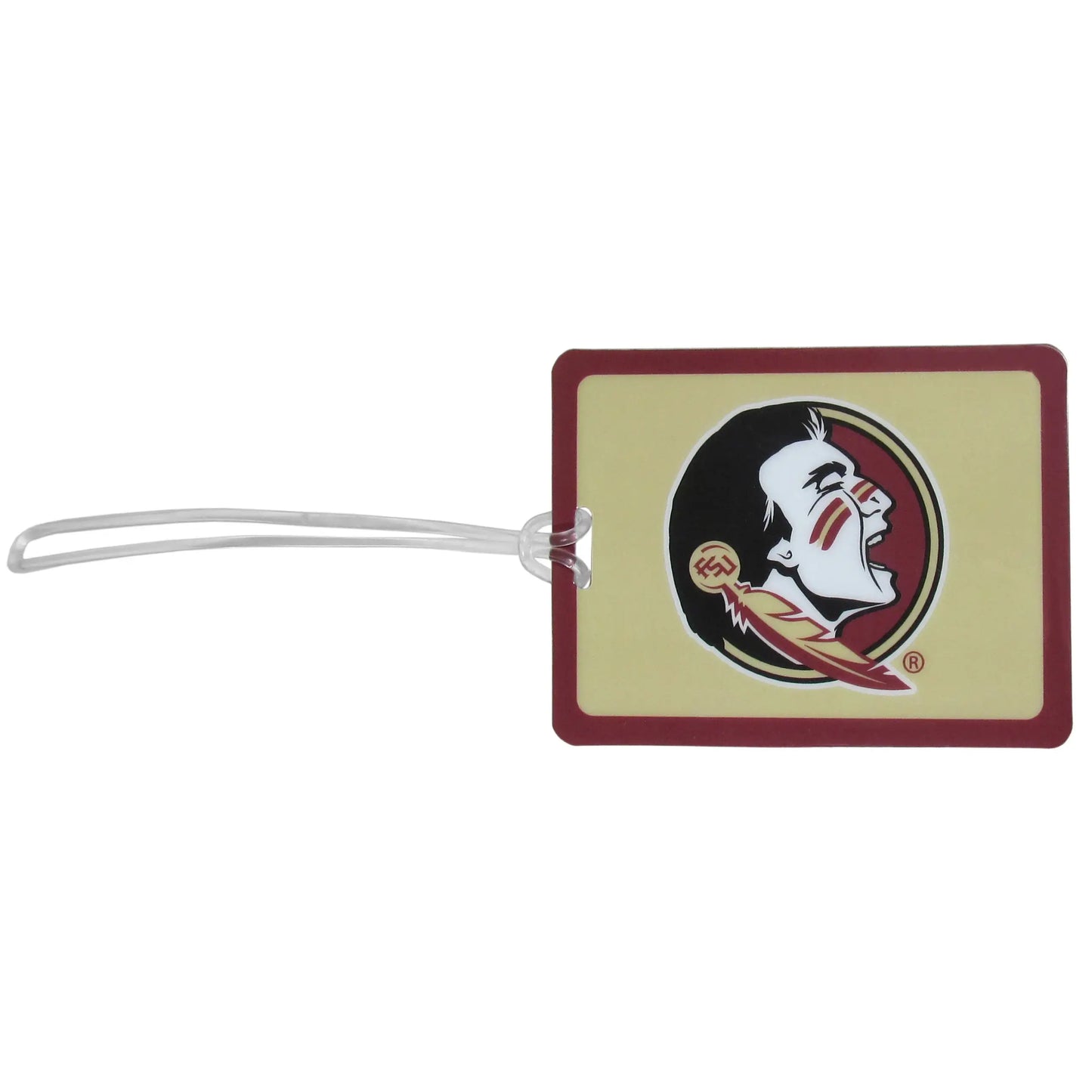 Florida St. Seminoles Vinyl Luggage Tag - Florida St. Seminoles - Flyclothing LLC