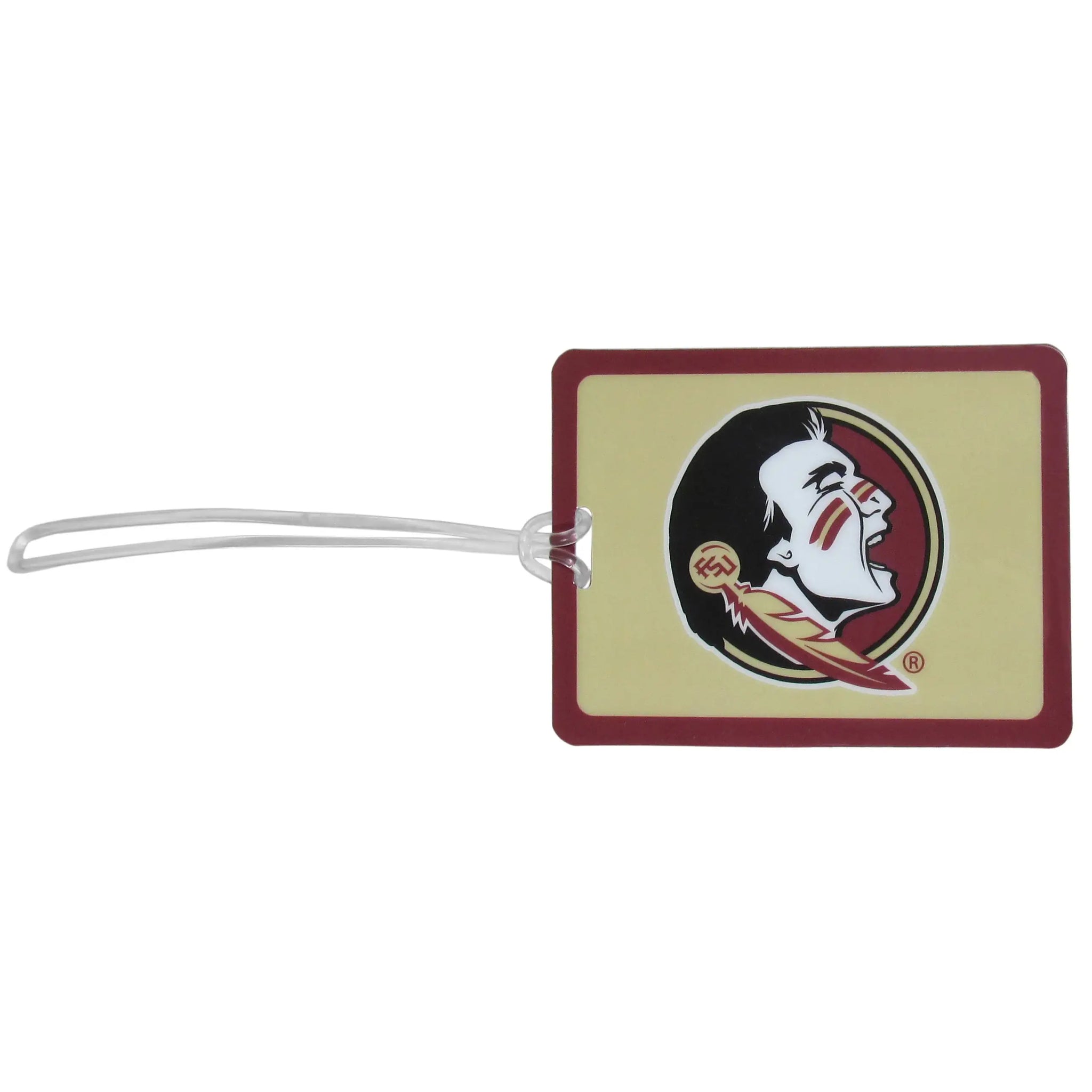 Florida St. Seminoles Vinyl Luggage Tag - Florida St. Seminoles - Flyclothing LLC