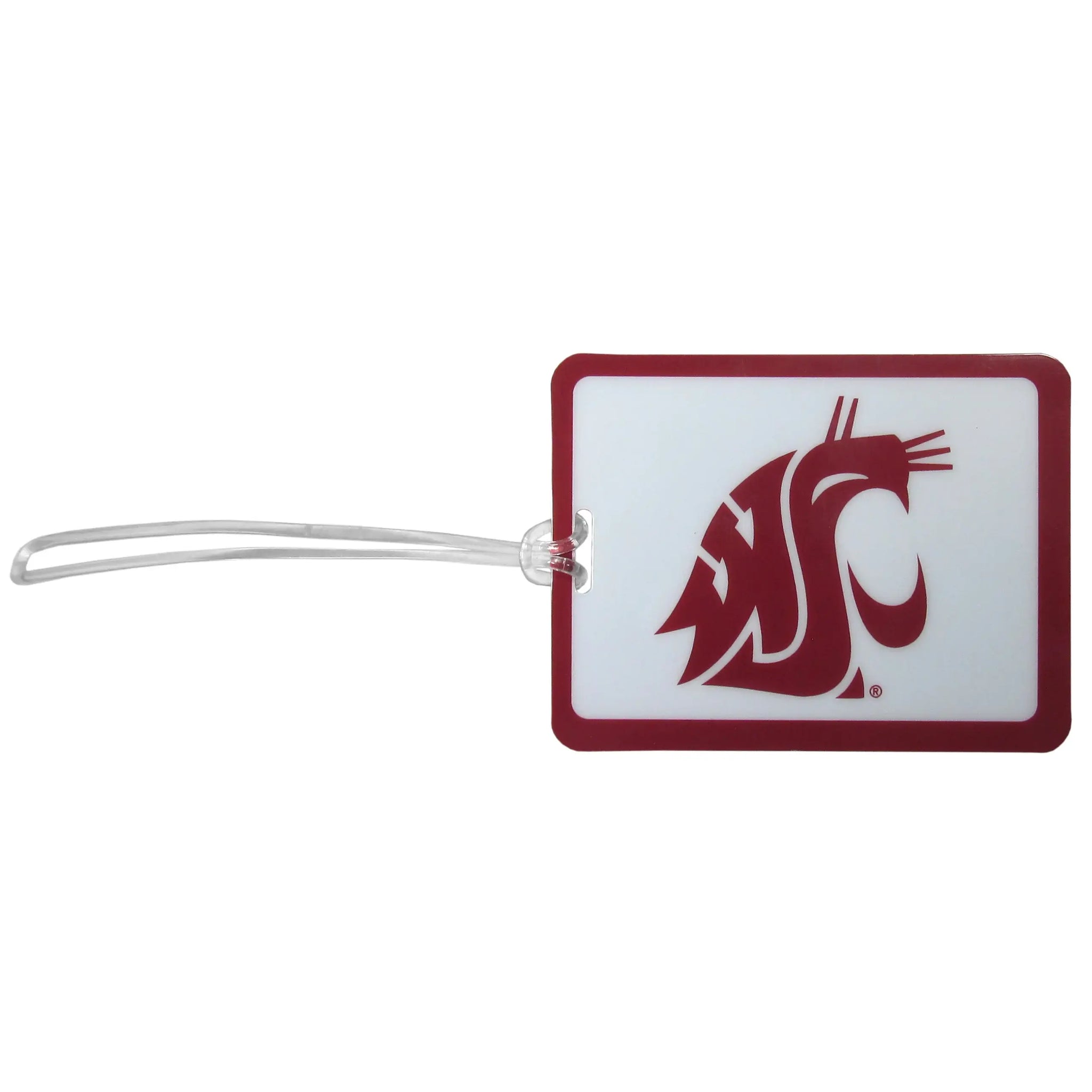 Washington St. Cougars Vinyl Luggage Tag - Washington St. Cougars - Flyclothing LLC