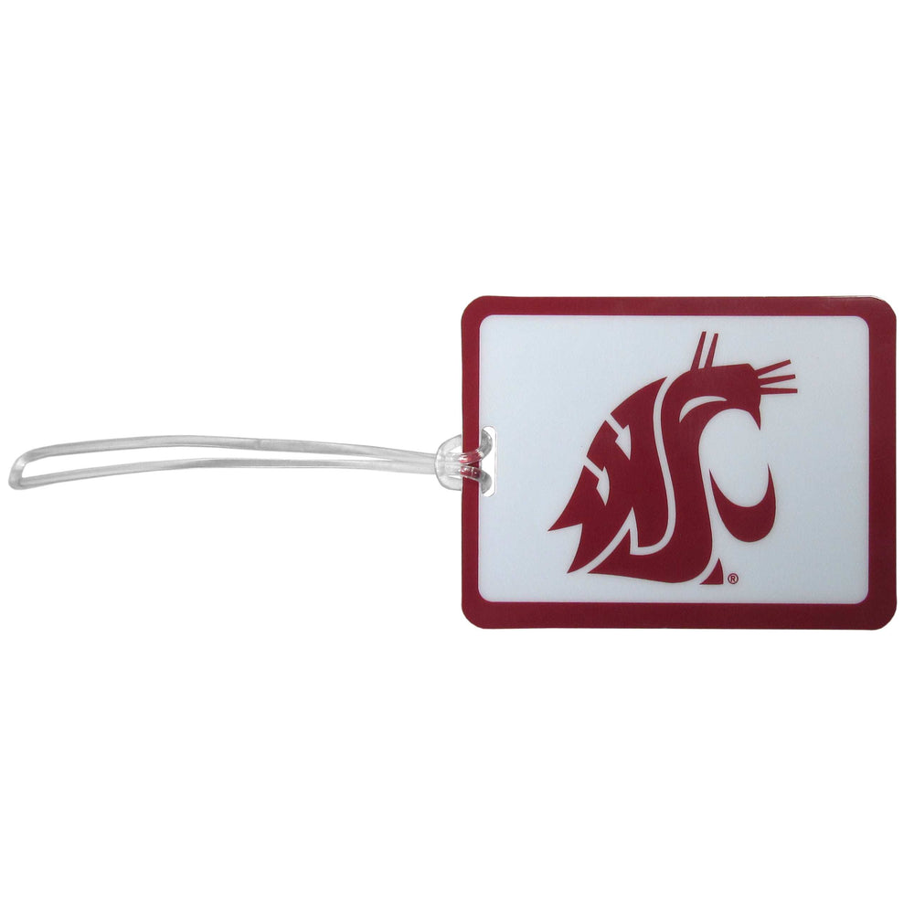 Washington St. Cougars Vinyl Luggage Tag - Washington St. Cougars - Flyclothing LLC