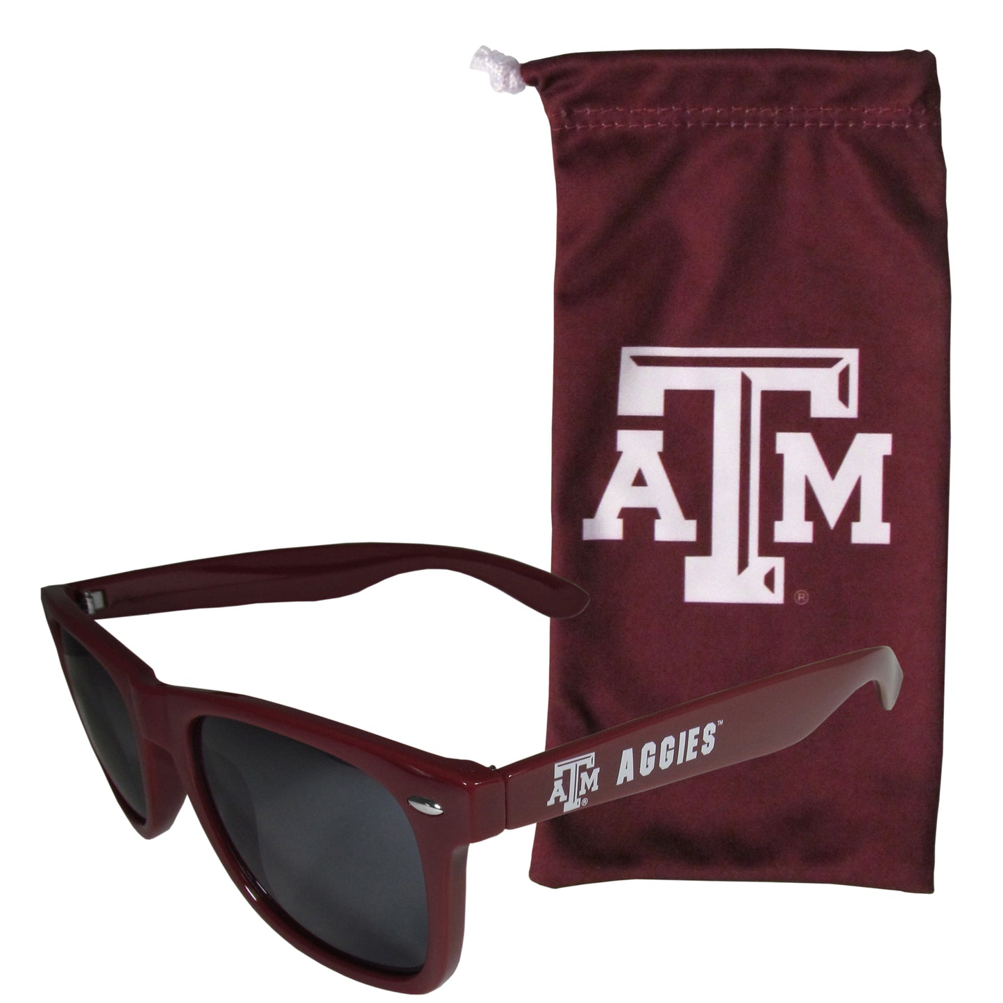 Texas A & M Aggies Beachfarer Sunglasses w/Bag