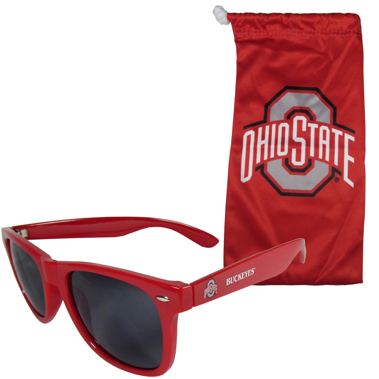 Ohio St. Buckeyes Beachfarer Sunglasses w/Bag