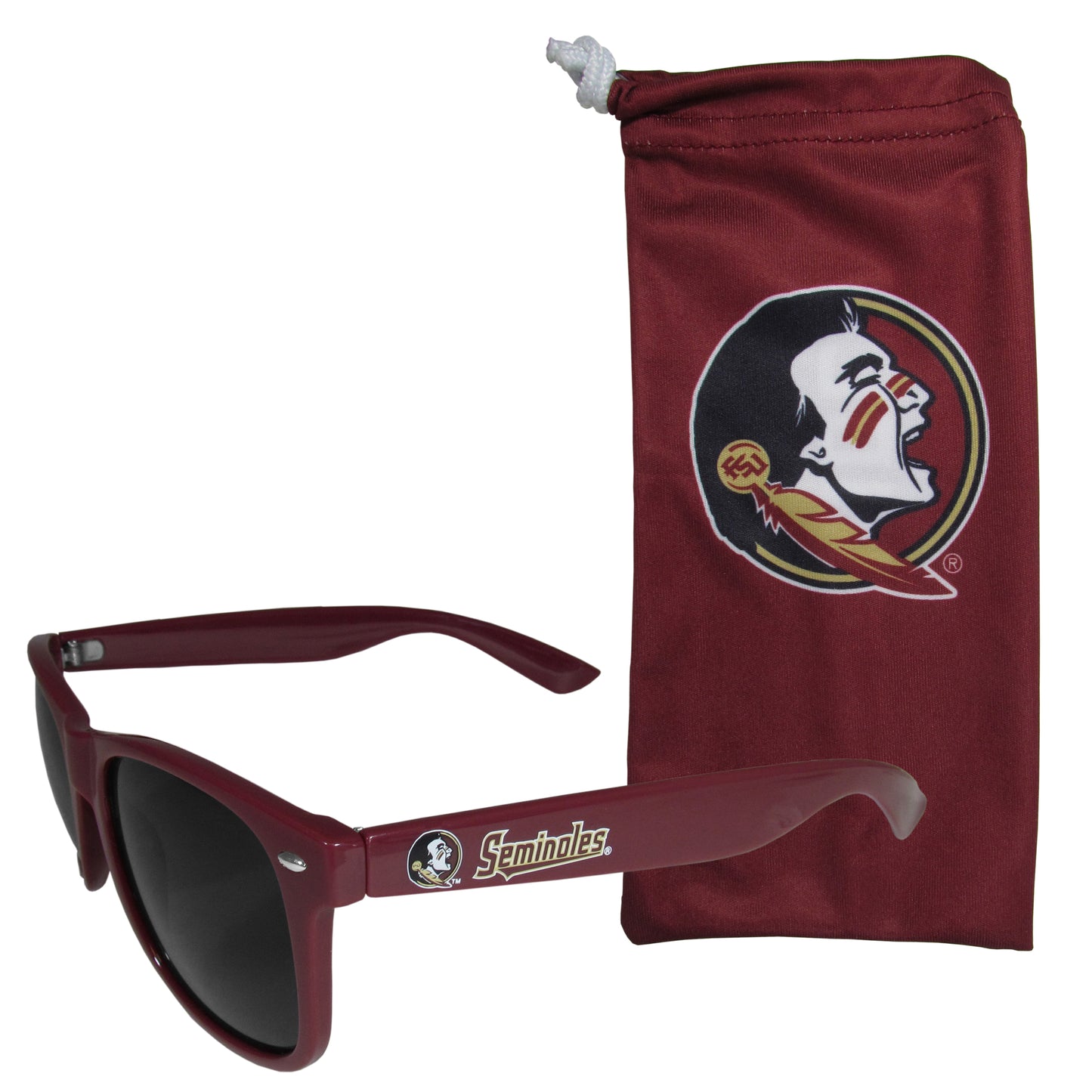 Florida St. Seminoles Beachfarer Sunglasses w/Bag