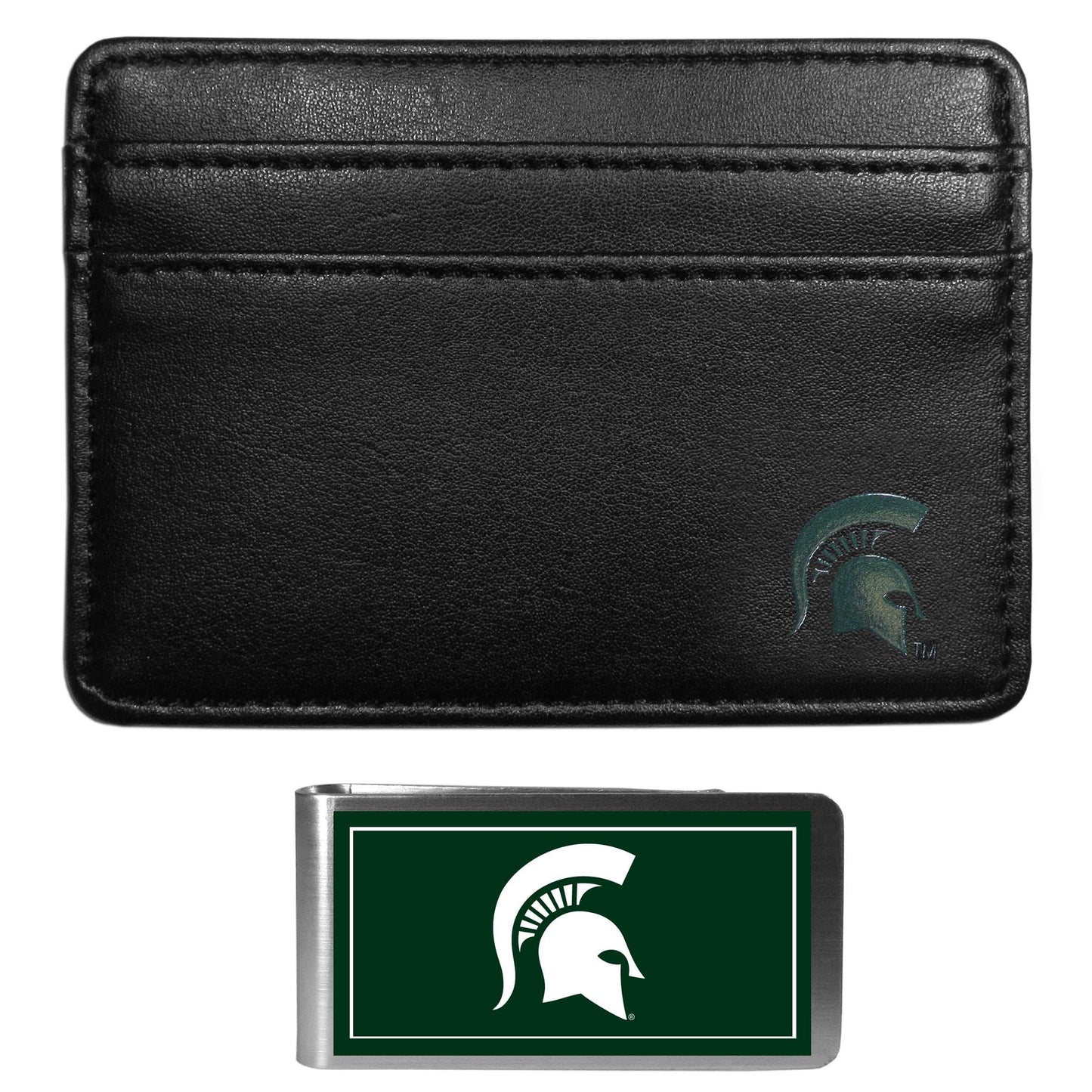 Michigan St. Spartans Weekend Wallet & Color Money Clip - Michigan St. Spartans - Flyclothing LLC