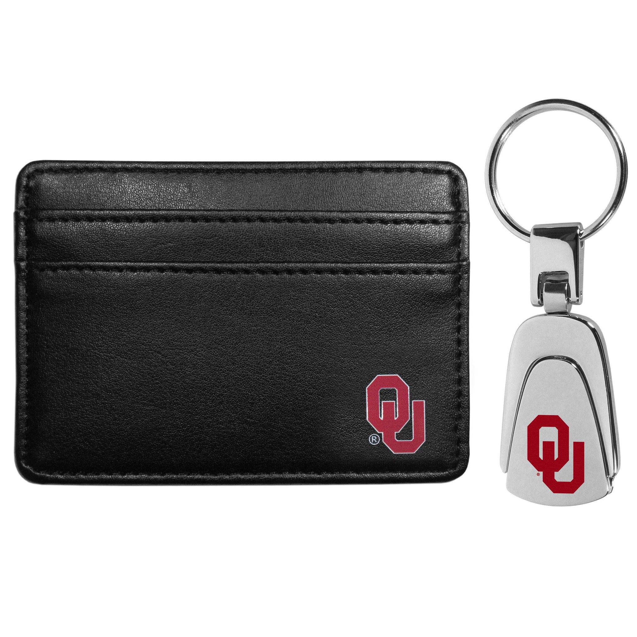 Oklahoma Sooners Weekend Wallet & Steel Key Chain - Oklahoma Sooners - Flyclothing LLC