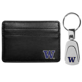 Washington Huskies Weekend Wallet & Steel Key Chain - Washington Huskies - Flyclothing LLC