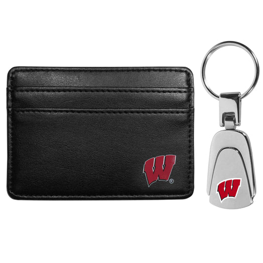 Wisconsin Badgers Weekend Wallet & Steel Key Chain - Wisconsin Badgers - Flyclothing LLC