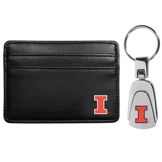 Illinois Fighting Illini Weekend Wallet & Steel Key Chain - Illinois Fighting Illini - Flyclothing LLC