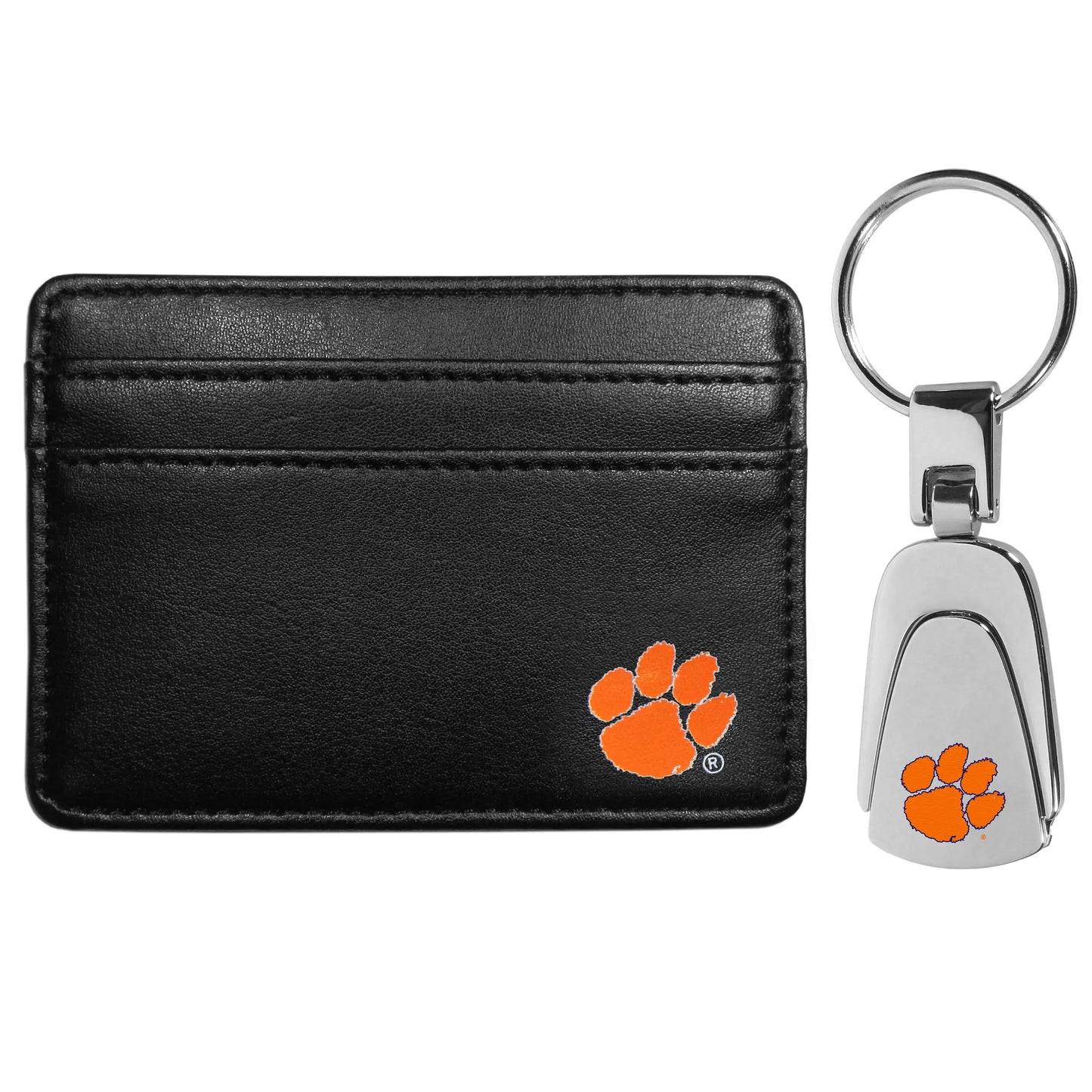 Clemson Tigers Weekend Wallet & Steel Key Chain - Clemson Tigers - Flyclothing LLC