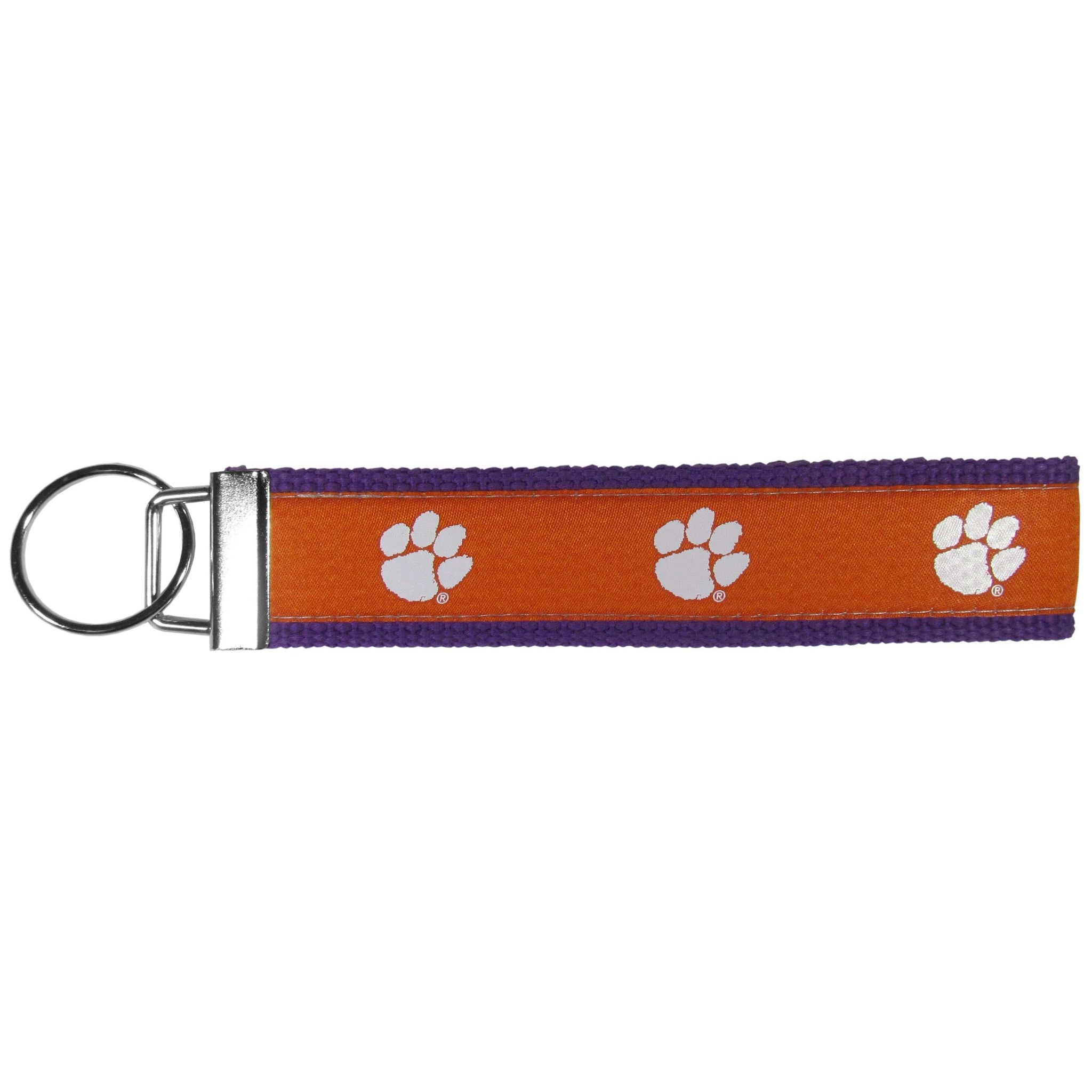 Clemson Tigers Woven Wristlet Key Chain - Clemson Tigers - Flyclothing LLC