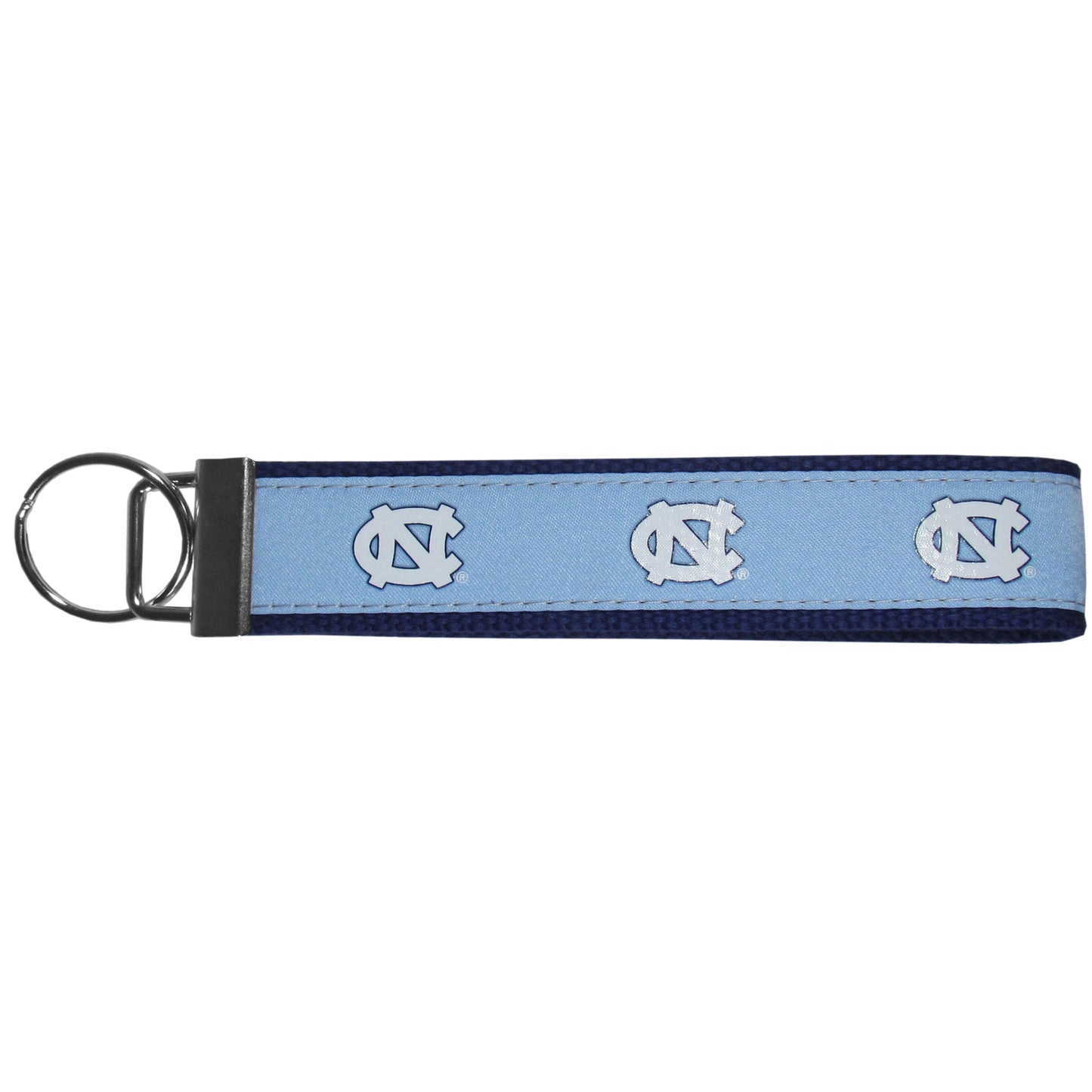 N. Carolina Tar Heels Woven Wristlet Key Chain