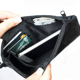 Canvas Zipper Wallet - LARGE - THE APOTHECARY DIARIES Maomao Following Jinshi Scene and Title Logo Black
