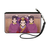 Canvas Zipper Wallet - SMALL - The Apothecary Diaries Loulan with Ladies in Waiting Petals Scene