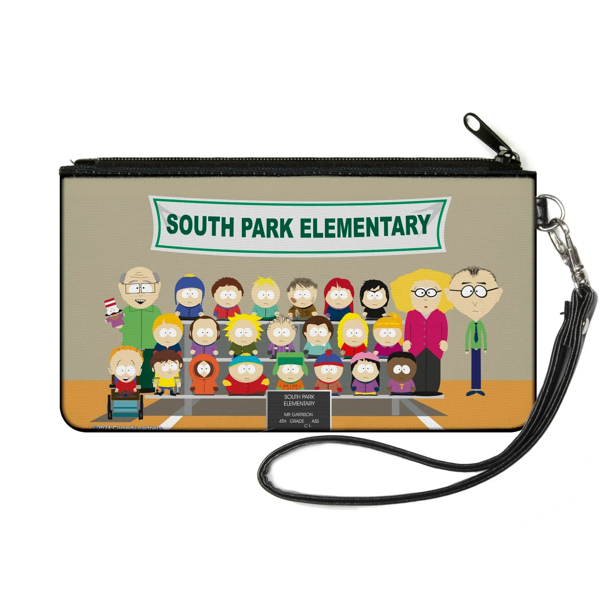 Canvas Zipper Wallet - SMALL - SOUTH PARK ELEMENTARY 4th Grade Class Picture - Buckle-Down - Flyclothing LLC