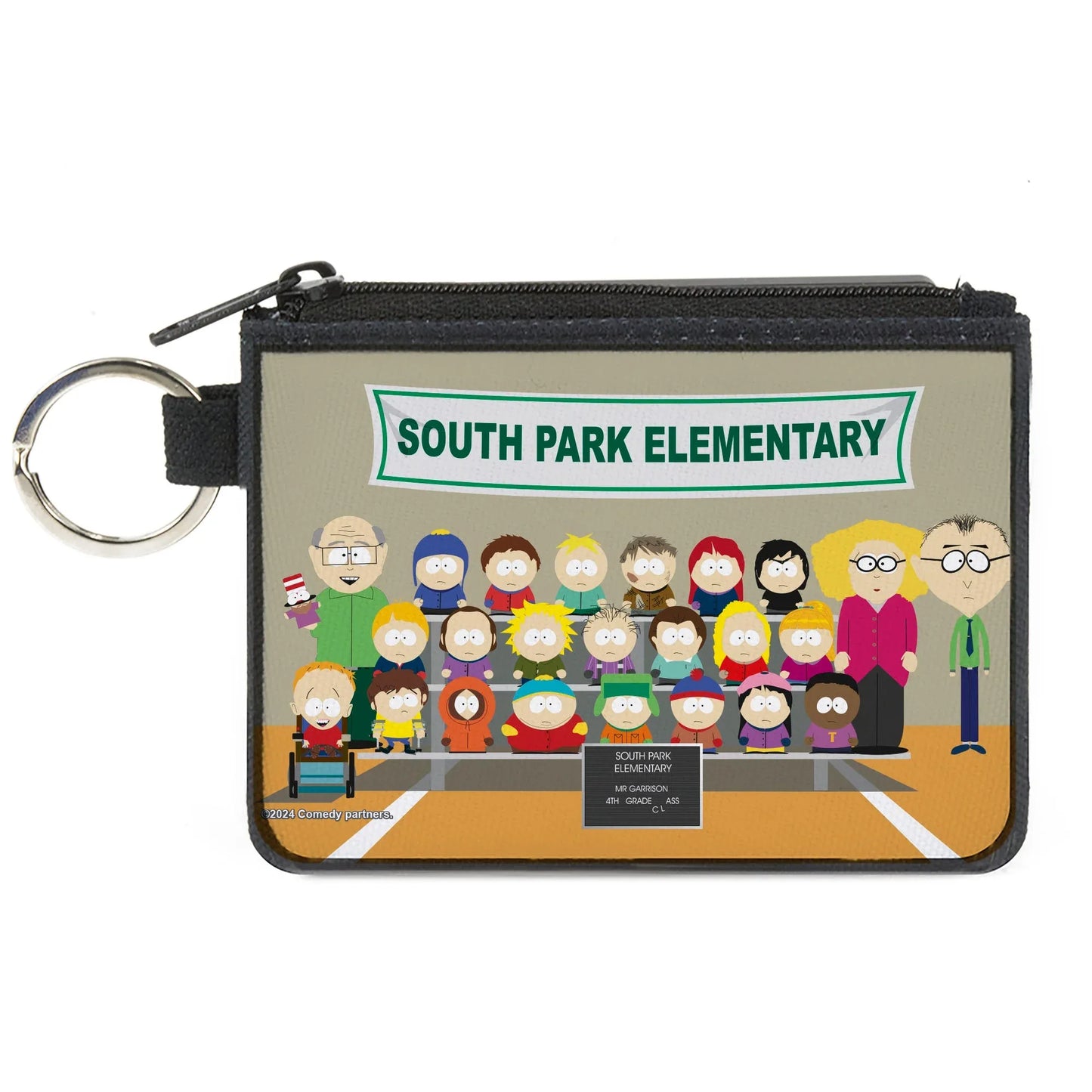 Canvas Zipper Wallet - MINI X-SMALL - SOUTH PARK ELEMENTARY 4th Grade Class Picture - Buckle-Down - Flyclothing LLC