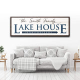 Family Lake House Arrow Sign III - Tailored Canvases - Flyclothing LLC