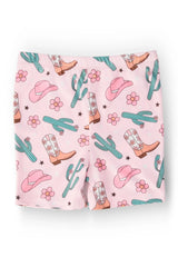 Cactus Cowgirl Twirl Shorts - Mila & Rose ® - Flyclothing LLC