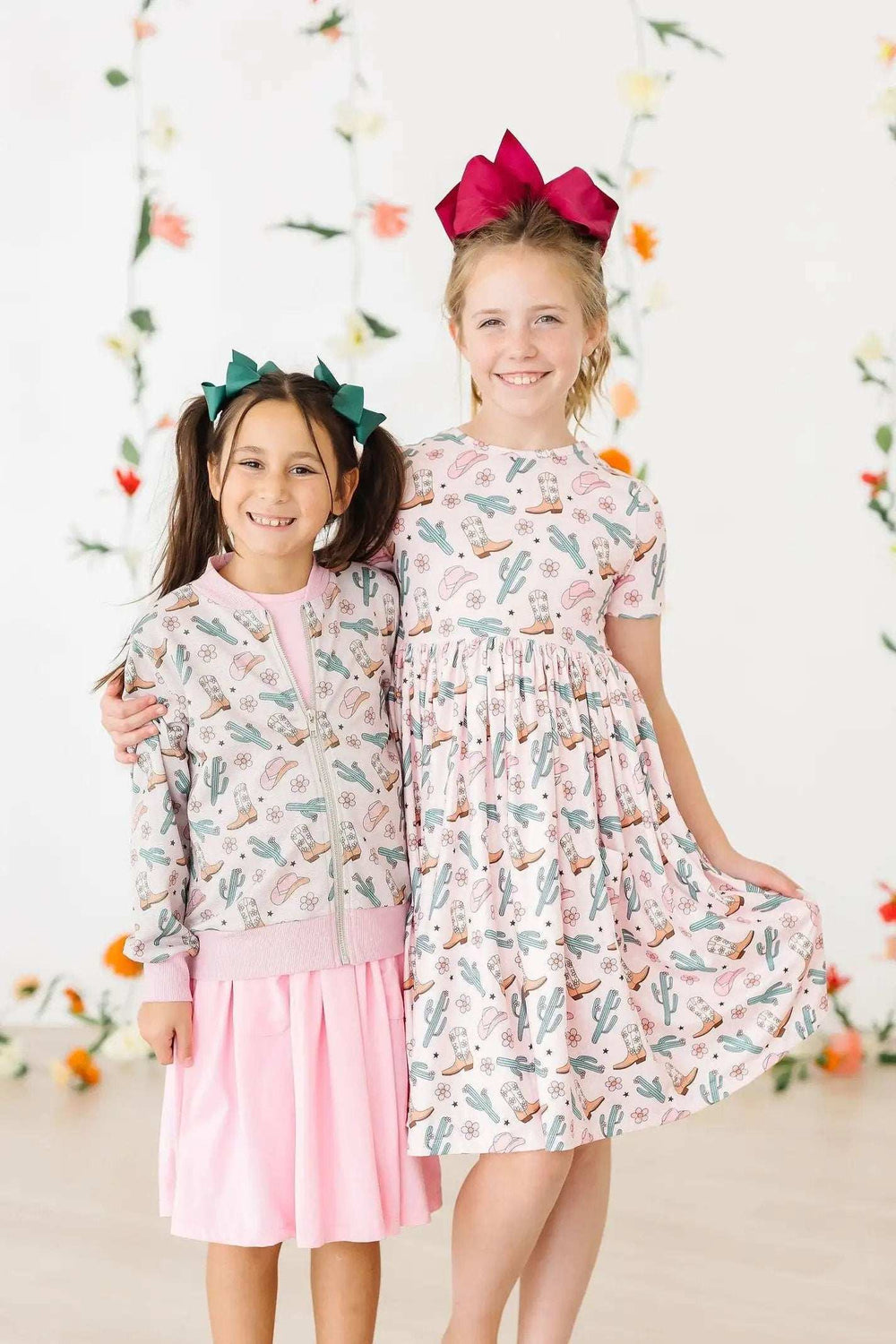 Cactus Cowgirl S/S Pocket Twirl Dress - Mila & Rose ® - Flyclothing LLC