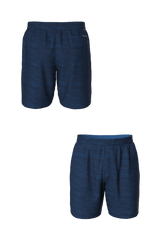 The Cardio King | Navy Space Dye Ball Hammock® 9 Inch Athletic Shorts - Shinesty