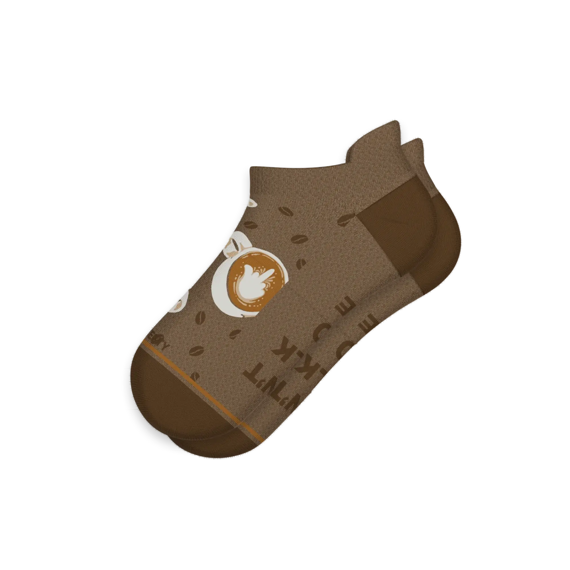 The Caf-fiend | Coffee Heel Hammock™ Ankle Socks - Shinesty - Flyclothing LLC