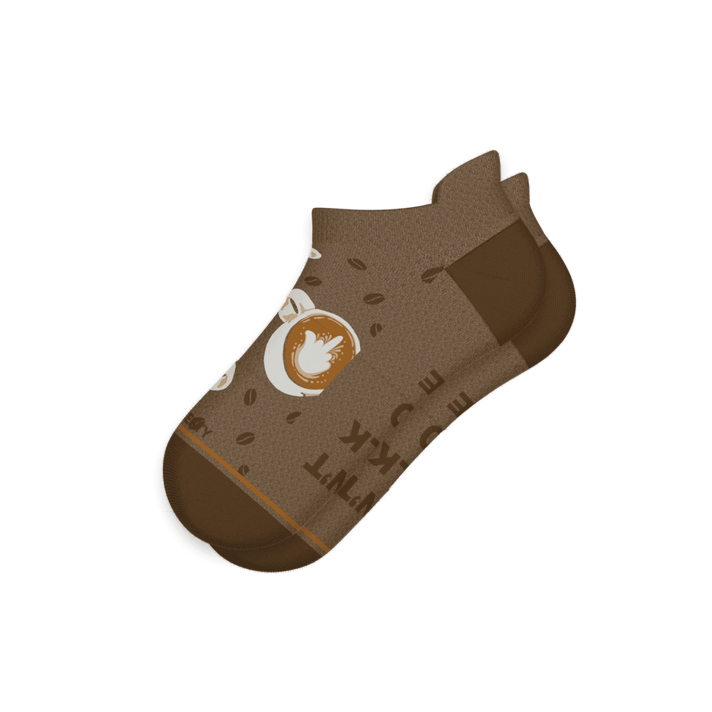 The Caf-fiend | Coffee Heel Hammock™ Ankle Socks - Shinesty - Flyclothing LLC
