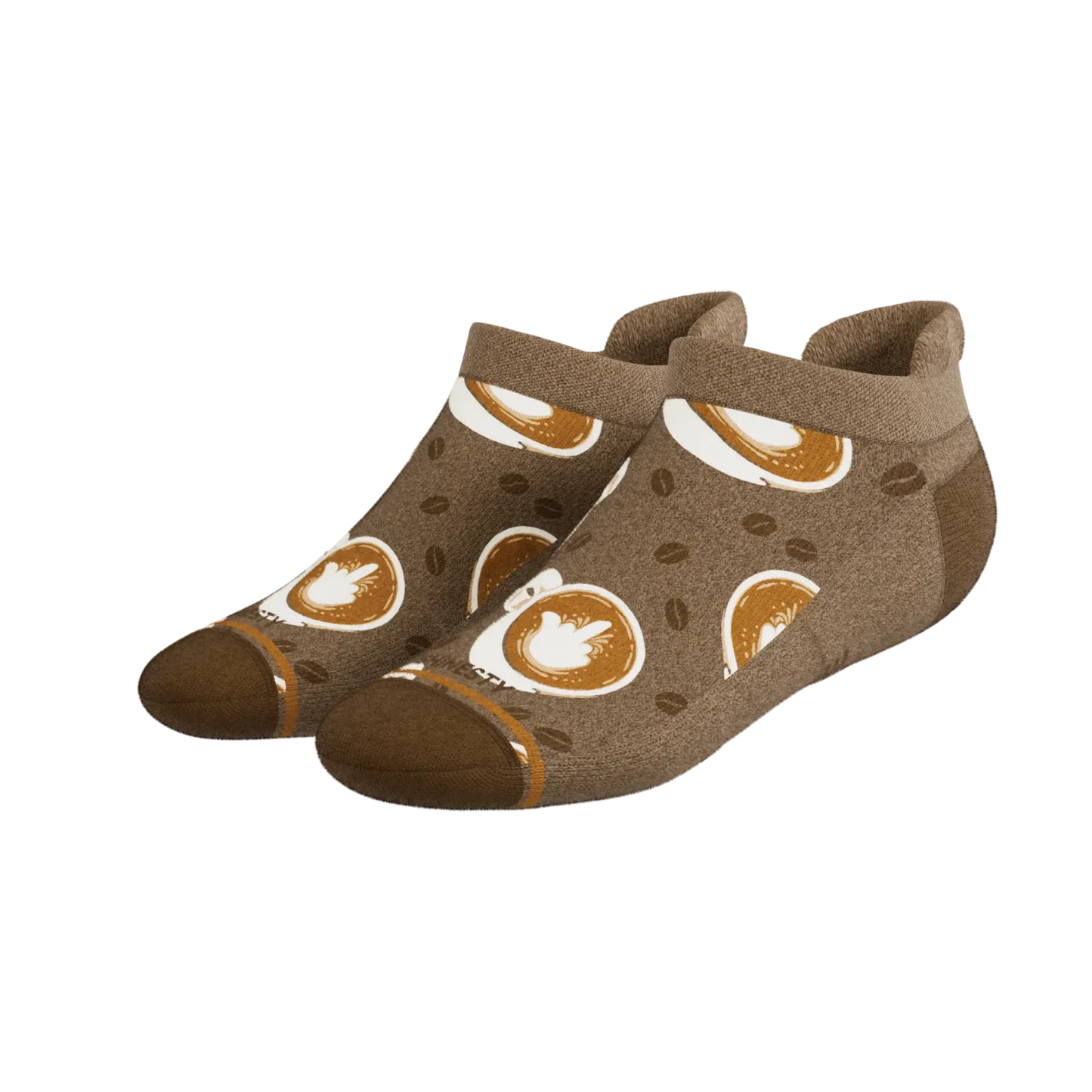 The Caf-fiend | Coffee Heel Hammock™ Ankle Socks - Shinesty - Flyclothing LLC