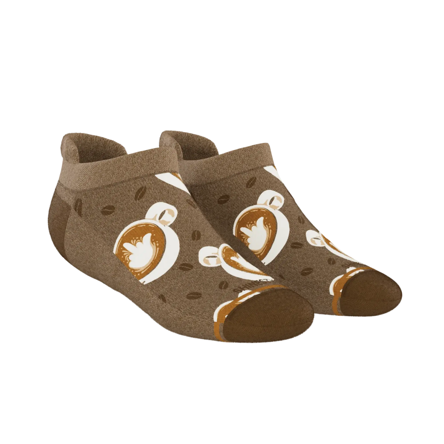 The Caf-fiend | Coffee Heel Hammock™ Ankle Socks - Shinesty - Flyclothing LLC