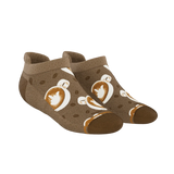 The Caf-fiend | Coffee Heel Hammock™ Ankle Socks - Shinesty - Flyclothing LLC